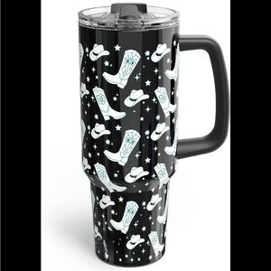 Western Cowboy Boot 40oz Tumbler